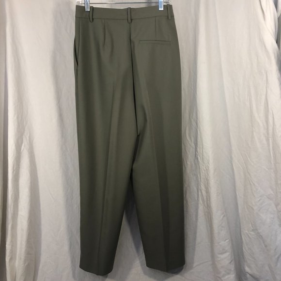 Zara Olive Green Trousers, Size M - Picture 10 of 14